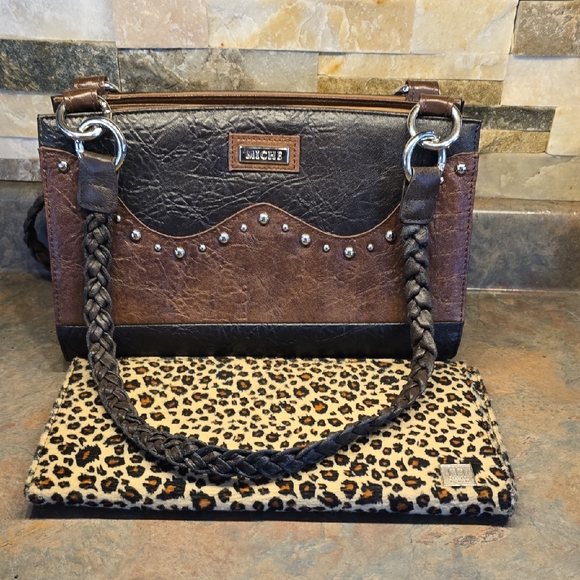 Miche Two-Tone Braided Shoulder Bag - Picture 1 of 1